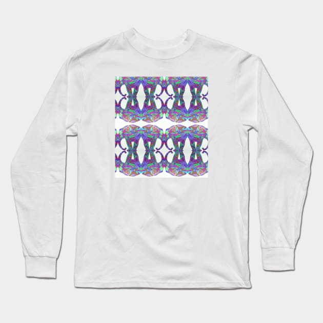 Elephant Pattern Long Sleeve T-Shirt by AnimalPatterns